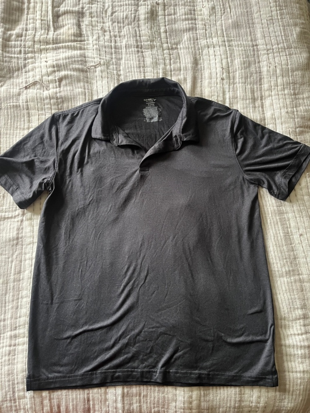 Boy's Dark Grey Active Polo | XL (14/16)
